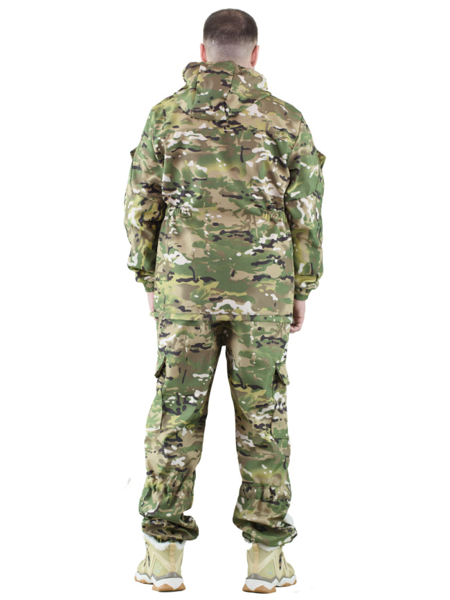 Демисезонный удлиненный костюм Forest Trail Green фото 4