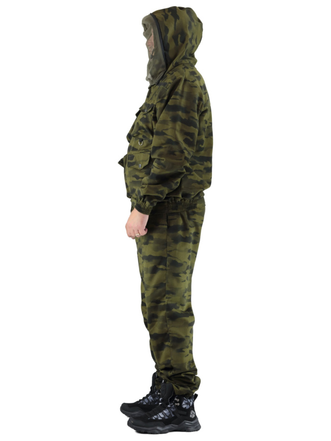 Летний костюм ХБ с москитной сеткой Forest Trail Green-Black фото 3