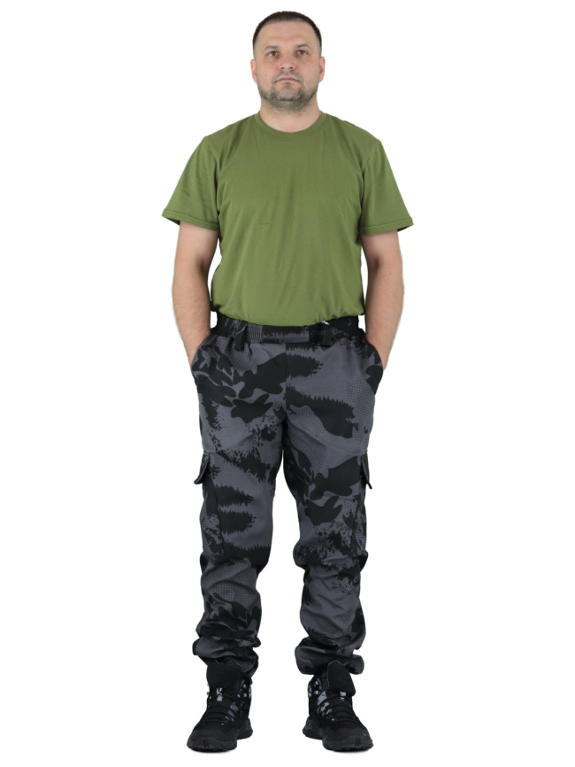 Демисезонный удлиненный костюм Forest Trail Grey фото 15