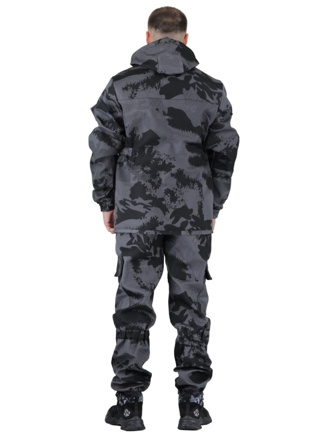 Демисезонный удлиненный костюм Forest Trail Grey фото 4