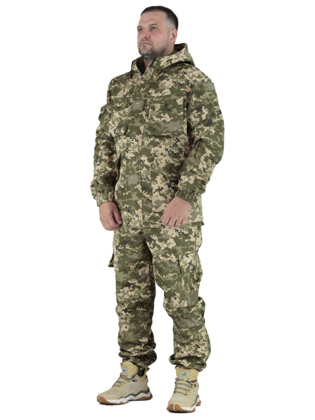 Демисезонный удлиненный костюм Forest Trail Green Cifra фото 2