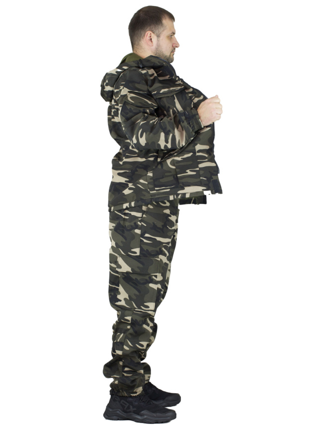 Демисезонный удлиненный костюм Forest Trail Dark Multicam фото 9