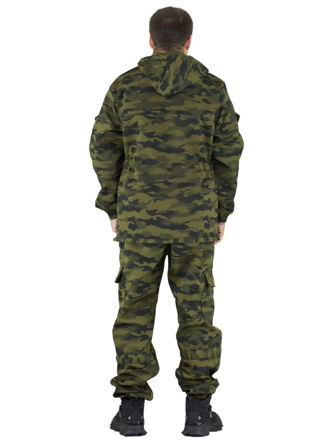 Демисезонный удлиненный костюм Forest Trail Green Black фото 4