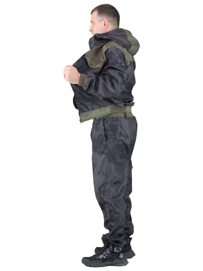 Утепленный непромокаемый демисезонный костюм Forest Trail Grey фото 8