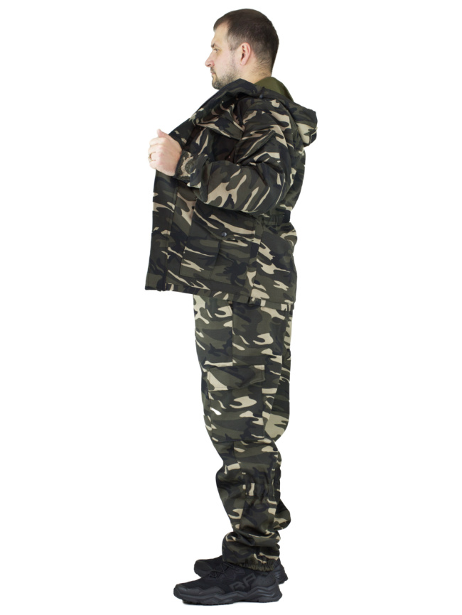 Демисезонный удлиненный костюм Forest Trail Dark Multicam фото 7