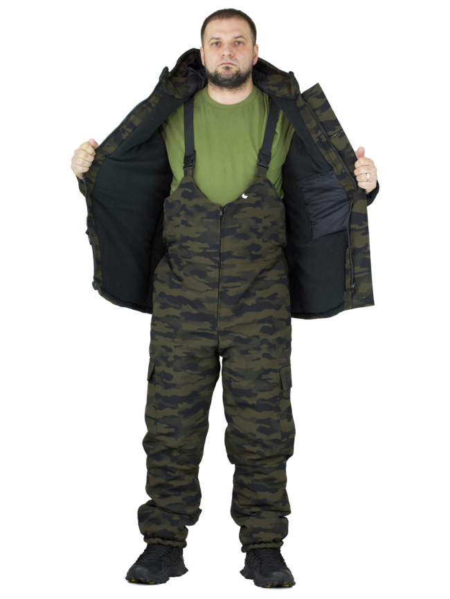 Зимний костюм Forest Trail Green Black фото 7