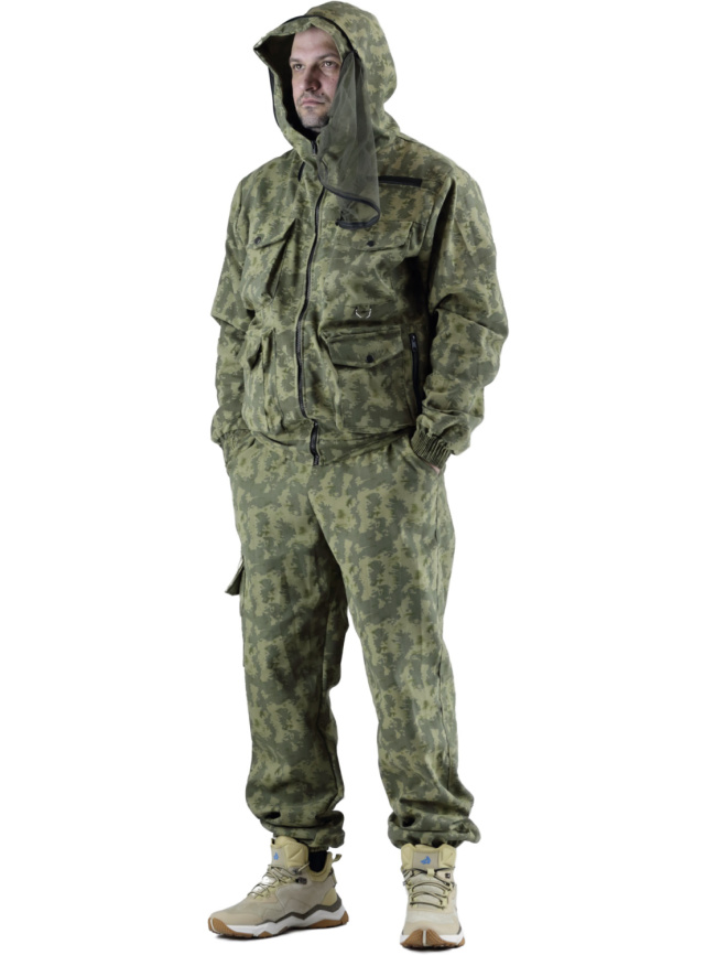 Летний костюм ХБ с москитной сеткой Forest Trail Green фото 2