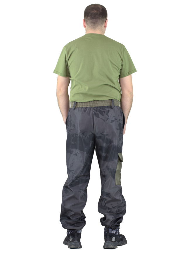 Утепленный непромокаемый демисезонный костюм Forest Trail Grey фото 13