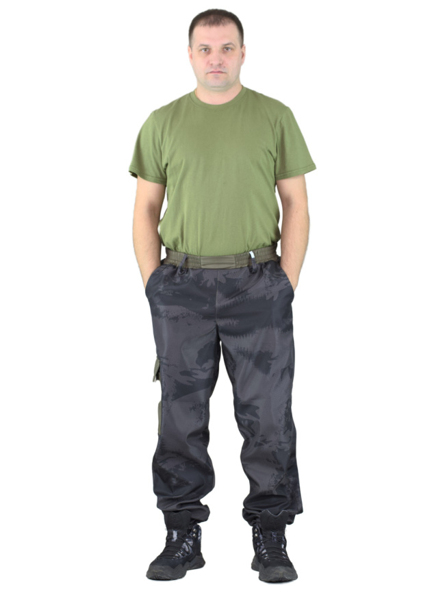 Утепленный непромокаемый демисезонный костюм Forest Trail Grey фото 11