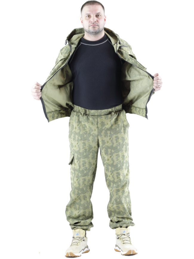 Летний костюм ХБ с москитной сеткой Forest Trail Green фото 10