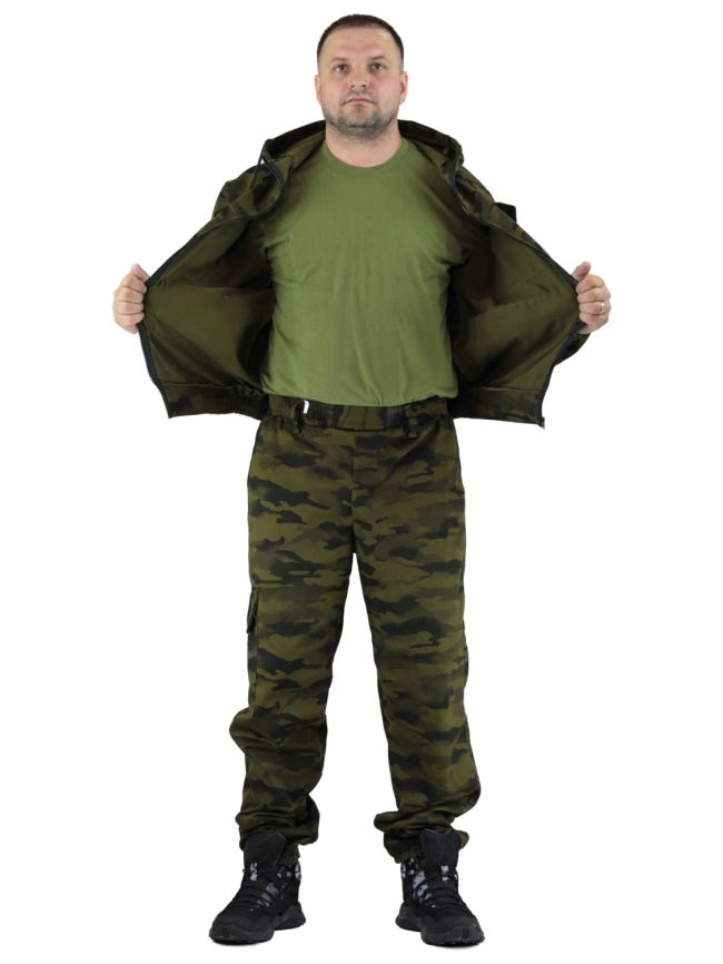 Летний костюм ХБ с москитной сеткой Forest Trail Green-Black фото 7