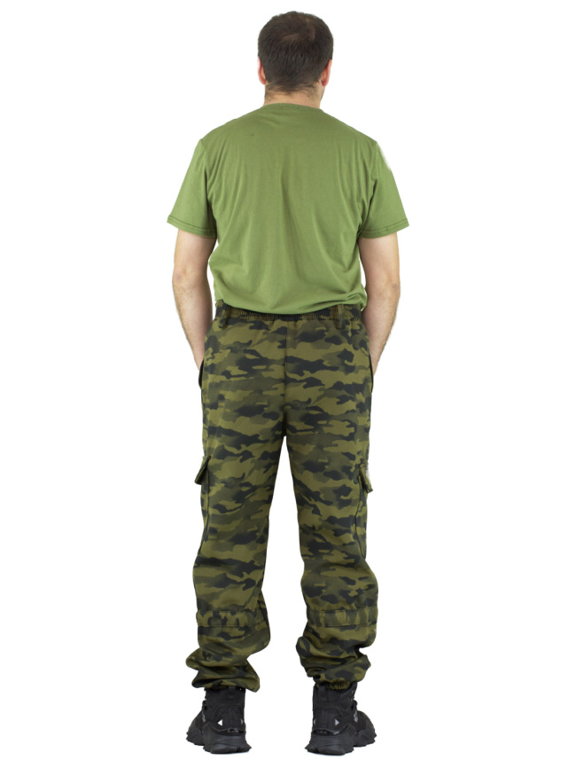 Демисезонный удлиненный костюм Forest Trail Green Black фото 13