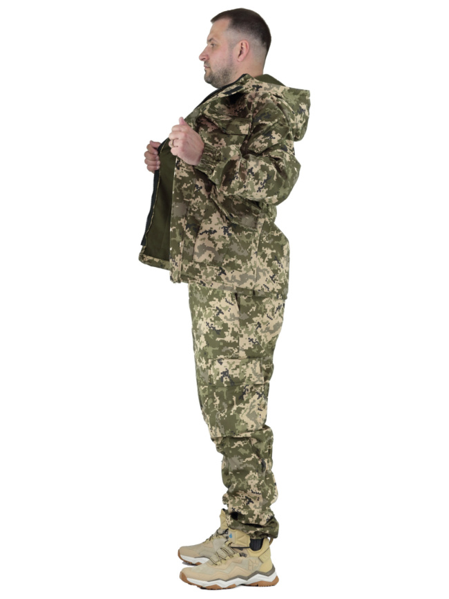 Демисезонный удлиненный костюм Forest Trail Green Cifra фото 8