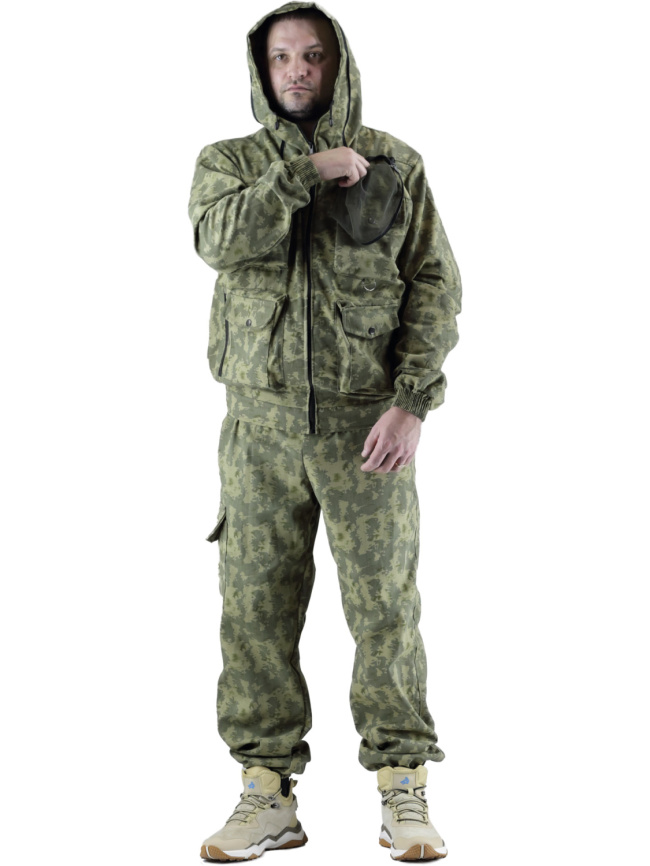 Летний костюм ХБ с москитной сеткой Forest Trail Green фото 8