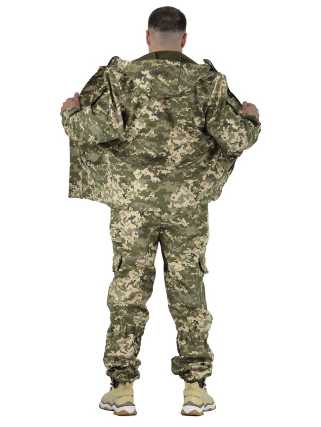 Демисезонный удлиненный костюм Forest Trail Green Cifra фото 9