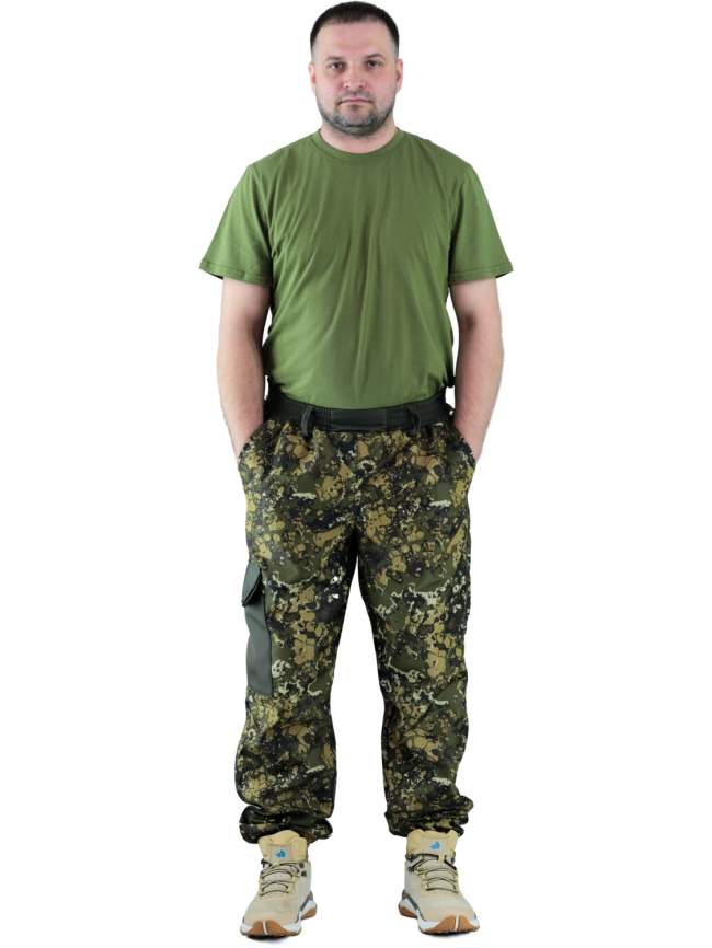 Утепленный непромокаемый демисезонный костюм Forest Trail Green фото 15