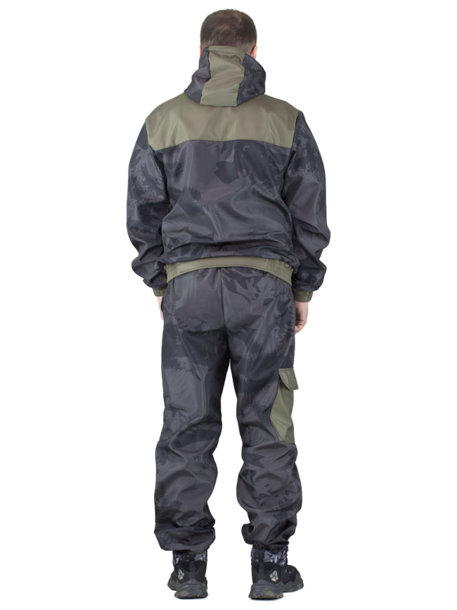 Утепленный непромокаемый демисезонный костюм Forest Trail Grey фото 4