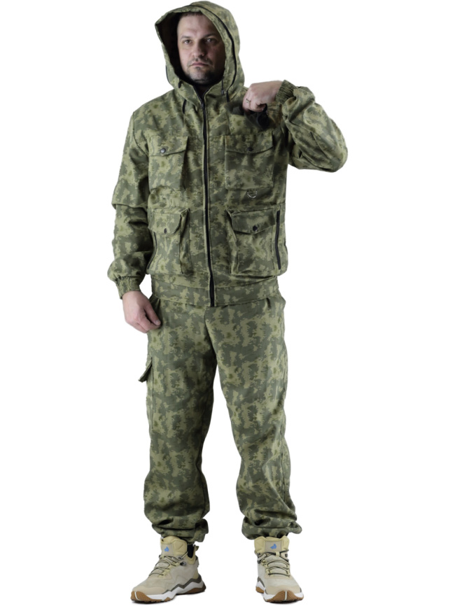 Летний костюм ХБ с москитной сеткой Forest Trail Green фото 7