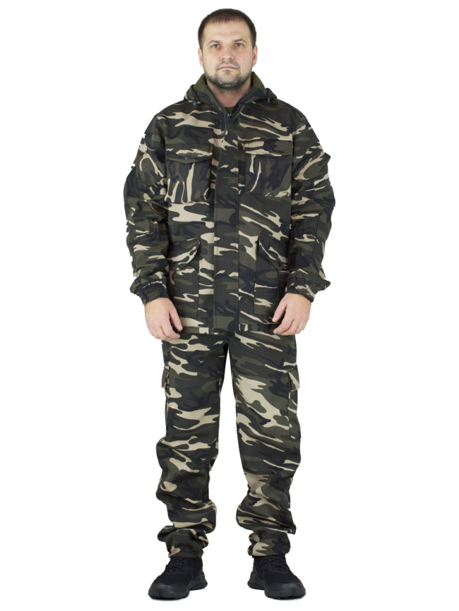 Демисезонный удлиненный костюм Forest Trail Dark Multicam фото 4