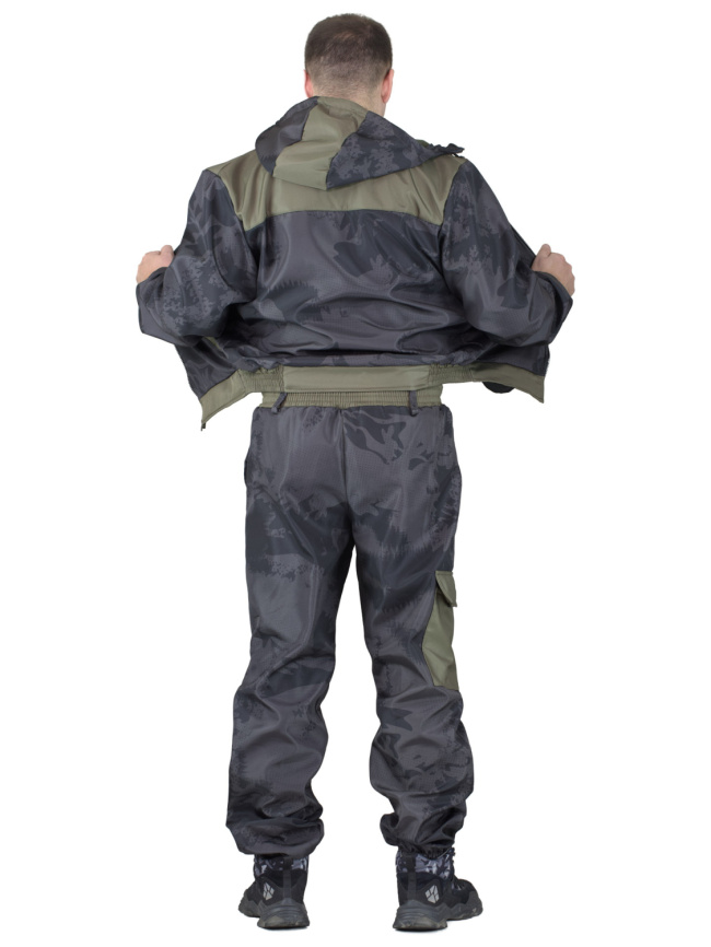 Утепленный непромокаемый демисезонный костюм Forest Trail Grey фото 9