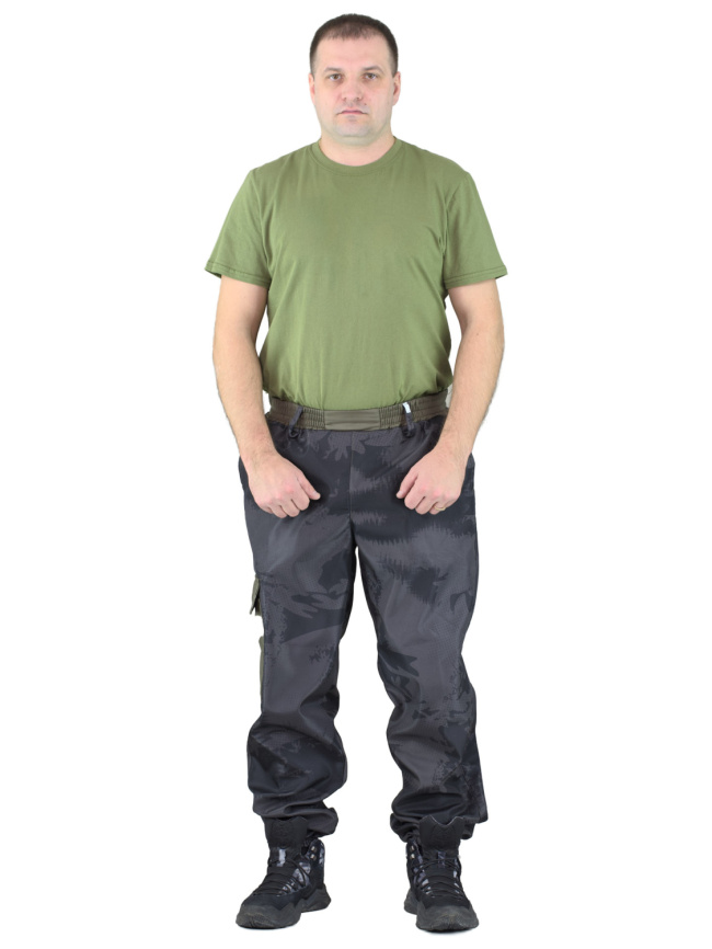 Утепленный непромокаемый демисезонный костюм Forest Trail Grey фото 15