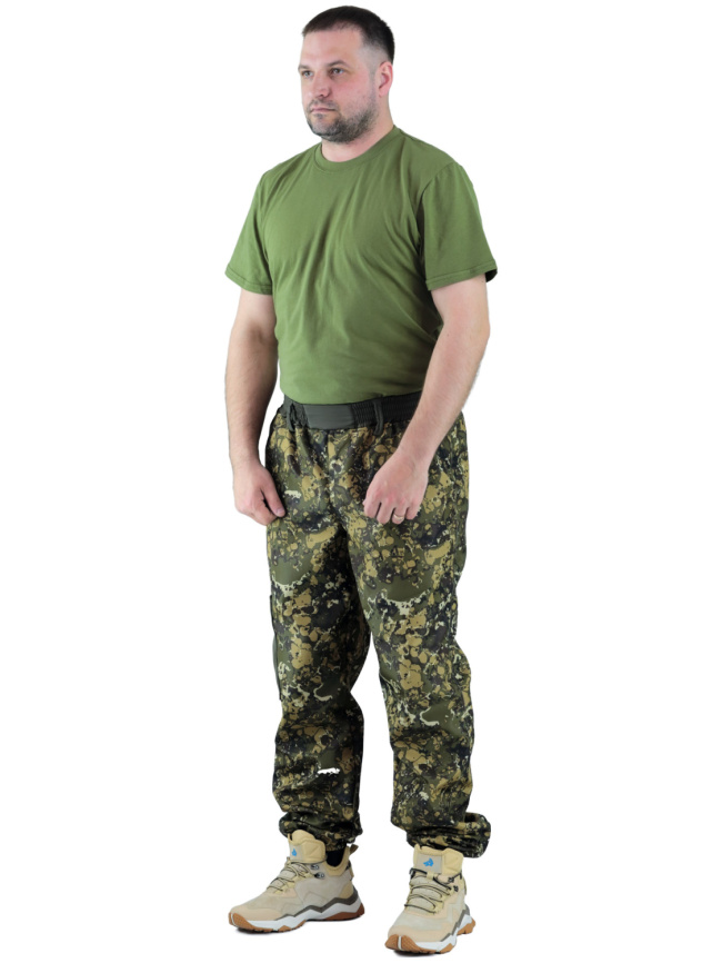 Утепленный непромокаемый демисезонный костюм Forest Trail Green фото 11