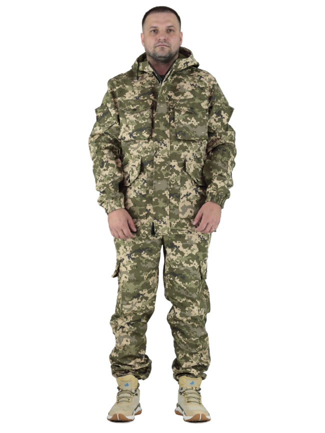 Демисезонный удлиненный костюм Forest Trail Green Cifra фото 6