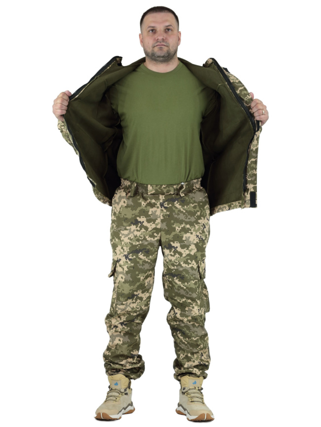 Демисезонный удлиненный костюм Forest Trail Green Cifra фото 7